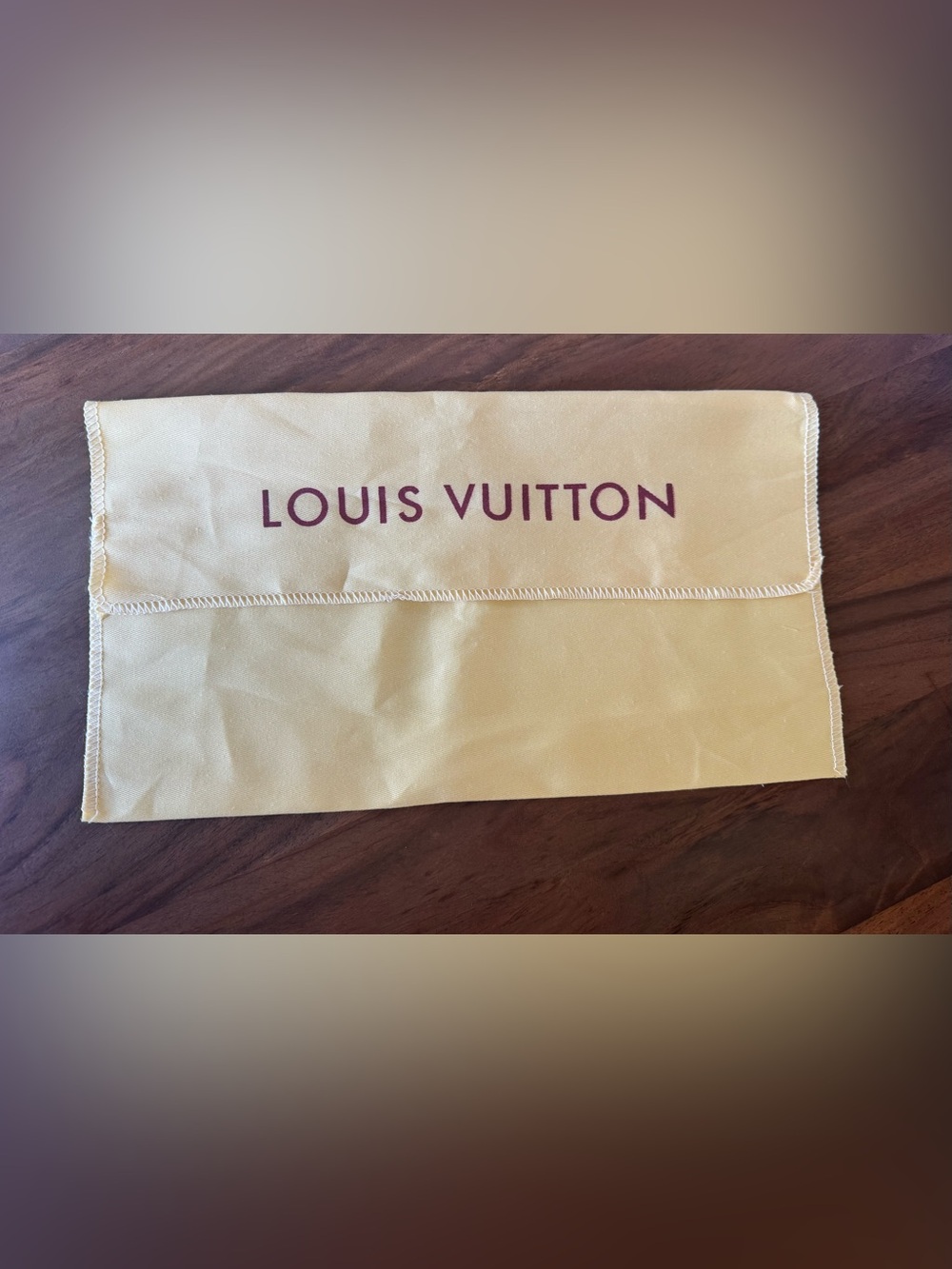 Louis Vuitton Envelope Dust cover Tan
